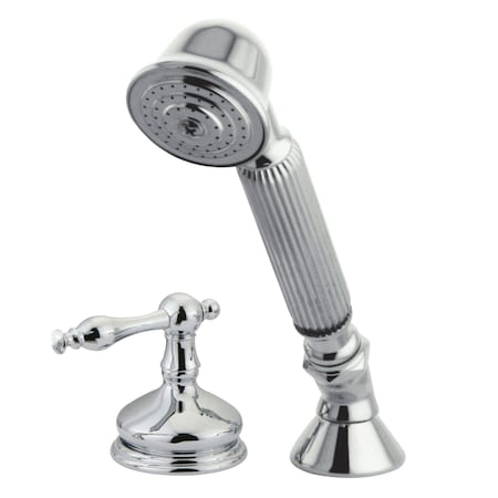 Kingston Brass Tub Filler Faucet, Polished Chrome, Deck KSK3331NLTR